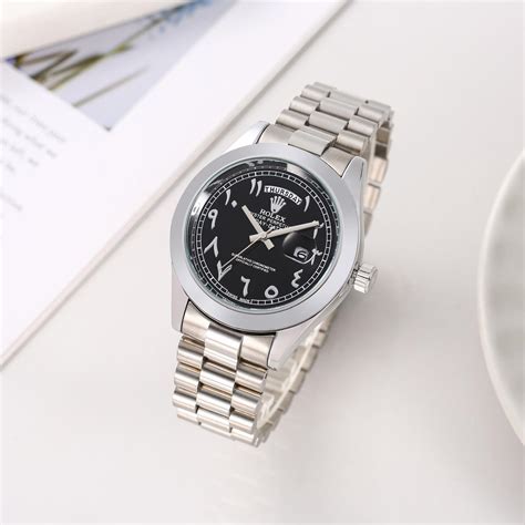 Silver Colour Black Dial Bracelet Style Analog Watch For Men – World ...