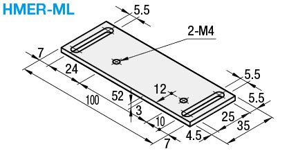 Magnet Catches Attachment Plate only | MISUMI | MISUMI India