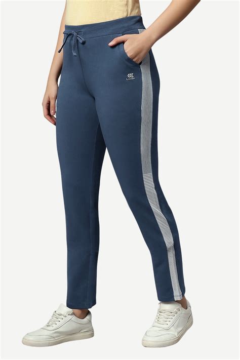 COTTON RICH SIDE STRIPED TRACK PANT FOR WOMEN – Laasa Sports