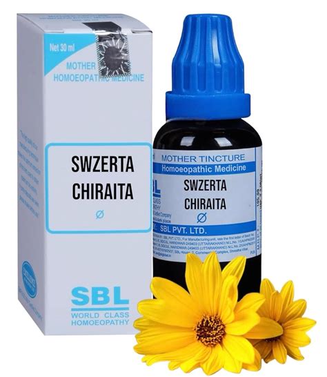 SBL Swertia Chirata Mother Tincture Q 30ml - Set of 1 Bottle : Amazon ...
