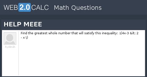 View question - HELP MEEE