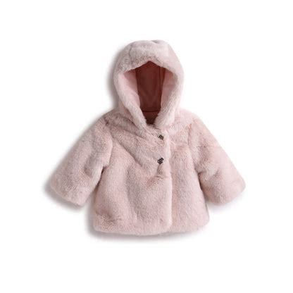 Chicco Girls Embellished Hooded Jacket Pink - Winterwear – Chicco India