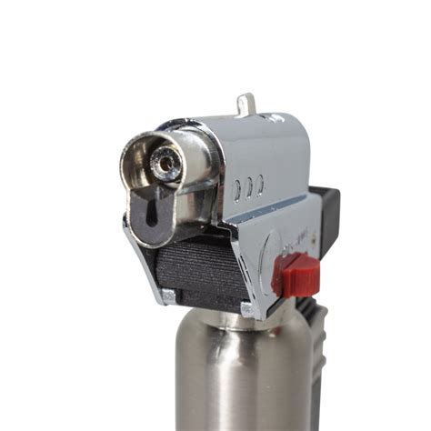 gas torch head with piezo ignition