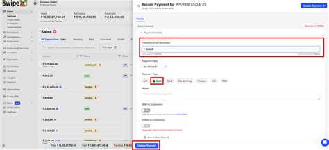 How to record payments using multiple payment modes after creating an ...