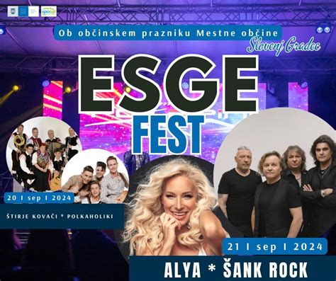 ESGE FEST Slovenj Gradec: DJ Sandi, Polkaholiki, Alya in skupina Šank ...