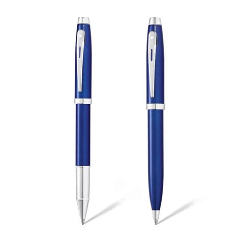 Sheaffer Gift Set 100 9339 Ballpoint Pen and Rollerball Pen Glossy Bla ...