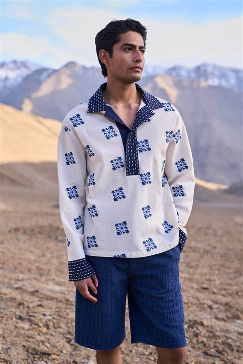 Dash and Dot - KANTHA STITCH IKAT SHIRT | Online Store – dash and dot