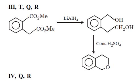 List-I includes starting materials and reagents of selected chemical ...
