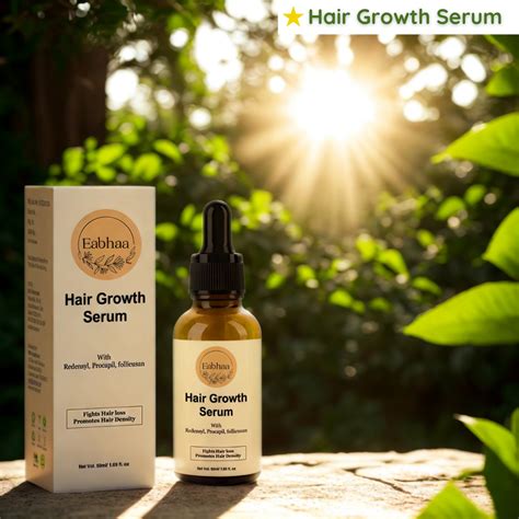 Eabhaa Hair Growth Serum for Women & Men (50ML) – Best Serum in India ...