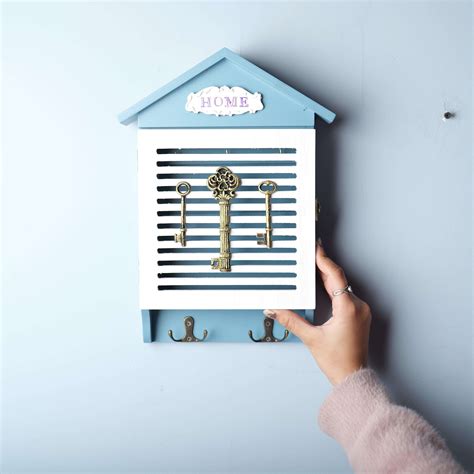Wall Key Holder - Home Shaped Key Box | MARKET99