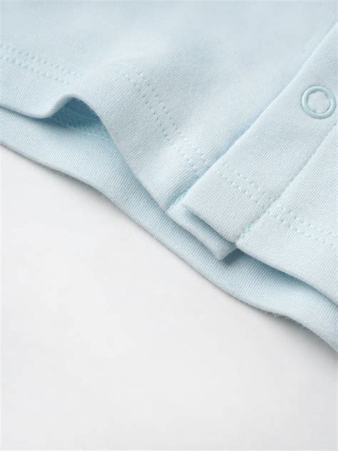 Popees Boys Short Sleeve Front Open Jhabla Top (0-6 Months) Made of Or ...
