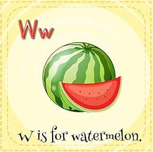 5 Ace Letter W |Kids Room Posters|Poster for Play Schools|Learning Wall ...