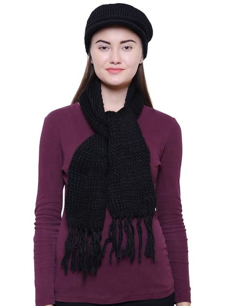 Buy Loom Legacy Women's Acrylic Wool Combo Pack of Winter Cap with ...