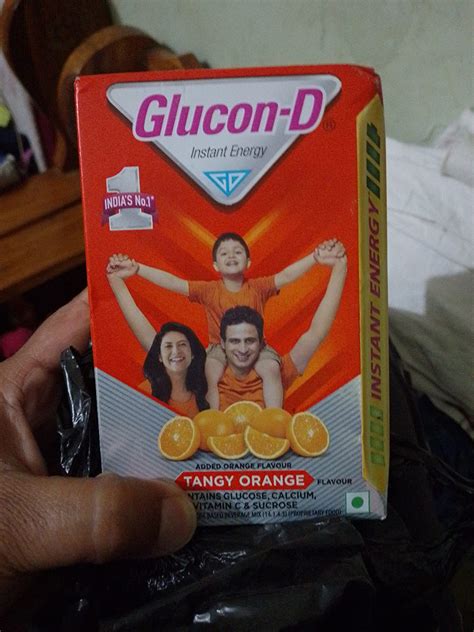 Glucon-D Tangy Orange Glucose Powder(450g, Refill)| For Tasty Orange ...