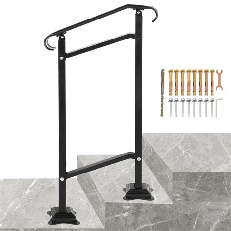 VEVORbrand Adjustable Height Outdoor Stair Railing - VEVOR Iron India ...