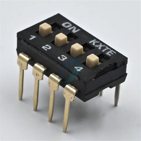 Buy Spectra DAM-04-I.L.T 4 Way DIP I.C Type PCB Straight Switch