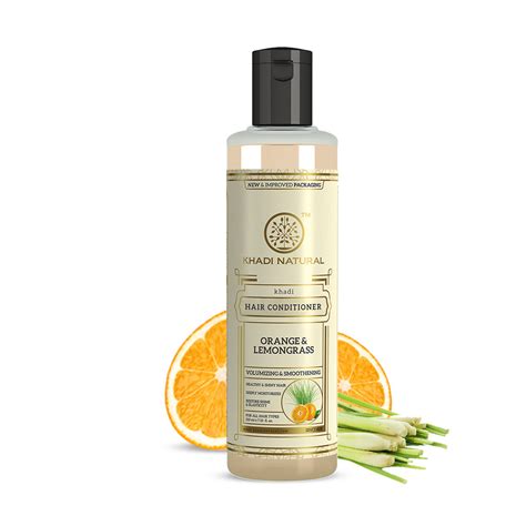 Khadi Natural Herbal Orange Lemongrass Hair Conditioner | Buy Herbal ...