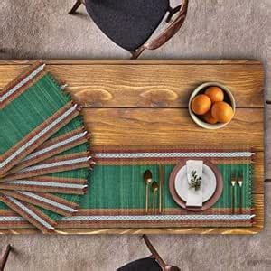 Buy SHILP KATHA Dining Table Mats Set of 6 with Runner| Heat Resistant ...