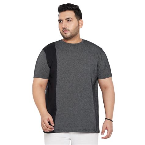 Men Plus Size Osip Textured Round Neck Tshirt – bigbanana