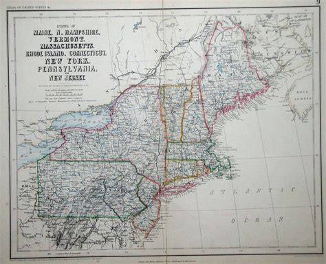 Road Map Of Northeast United States