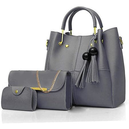 Fargo PU Leather Latest Stylish Handbags For Women's Ladies Combo Of 3 ...
