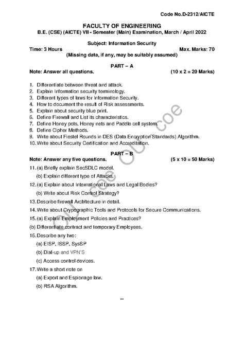 IS QP April-2022 - OU - coe OU - coe Code No-2312/AICTE FACULTY OF ...