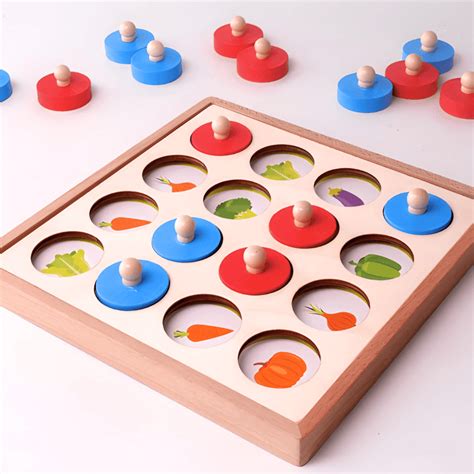 Wooden Multifunctional Memory Chess Game for Kids-1 Piece – Kids Bestie