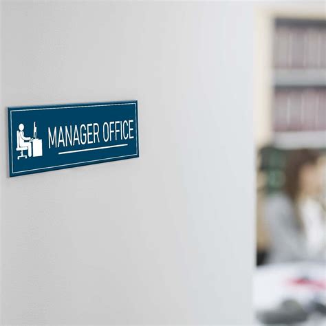 Buy Please Use Other Door with Left Arrow Sign Blue 9x3?Self-Stick Door ...