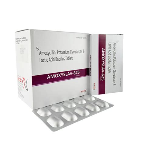 Amoxycillin 500MG + Potassium Clavulanate 125MG + Lactic Acid Bacillus