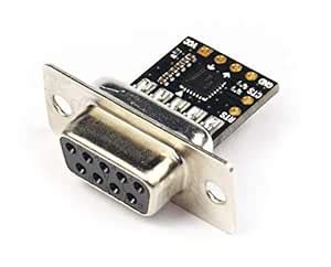 NulSom Inc. Ultra Compact RS232 to TTL Converter with Female DB9 (1.8V ...