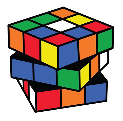 Rubiks Cube Puzzle Clipart - Free Clip Art