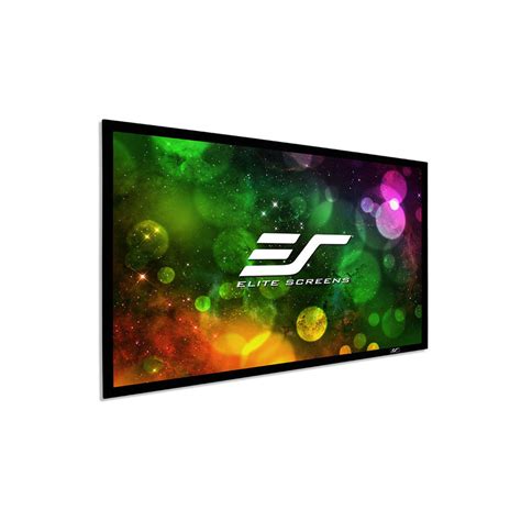 Elite Screens ER165WH1 - 165 Inches 3D 8K UHD Fixed Frame Home Theatre
