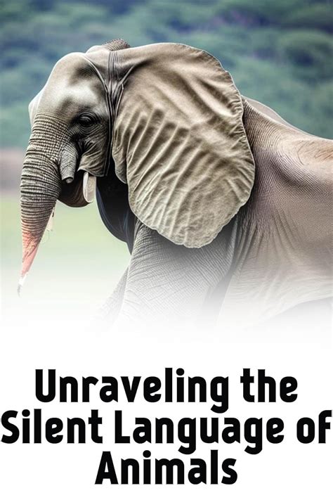 Decoding Nature's Whispers: Unraveling the Silent Language of Animals ...