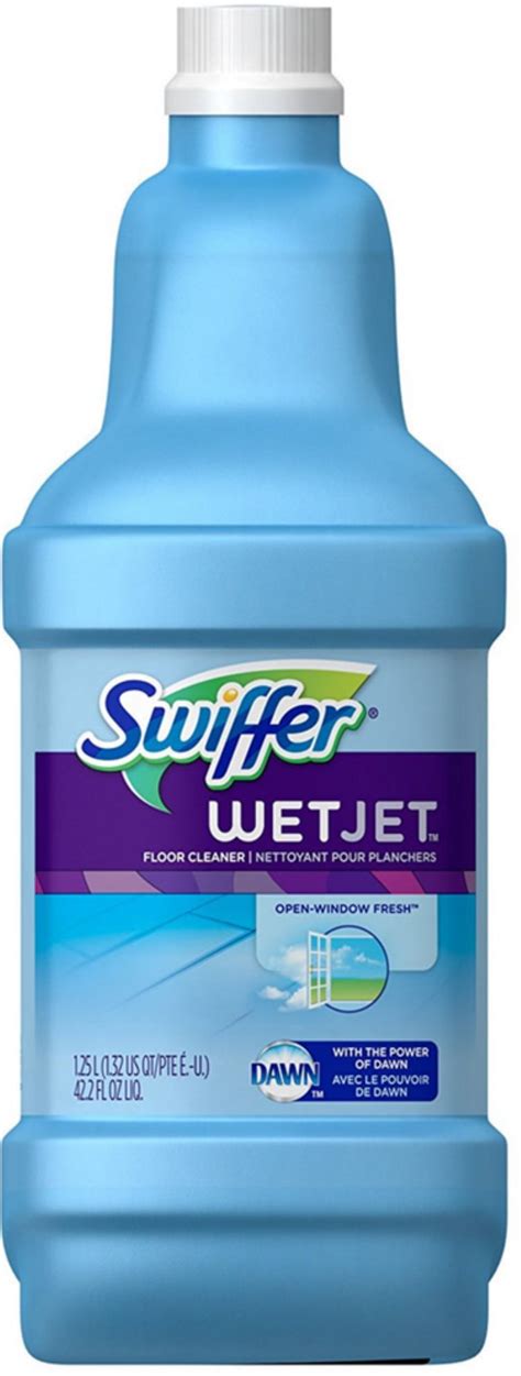Buy Swiffer Wet Jet Floor Cleaner, Open Window Fresh 42.20 oz Pack of 4 ...