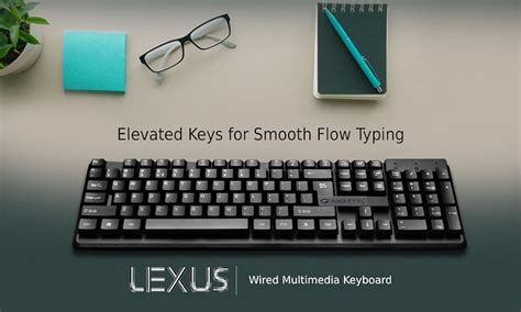 Amazon.in: Buy Amkette Lexus Neo USB Wired Keyboard for Laptops, PCs ...