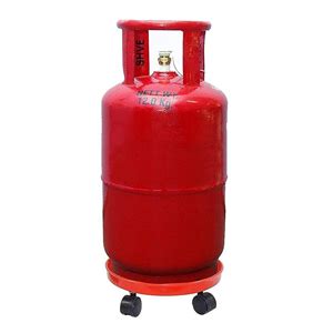 VISHVA 1 Pic Red Color Cylinder Stand with Wheels, Gas Trolly, LPG ...