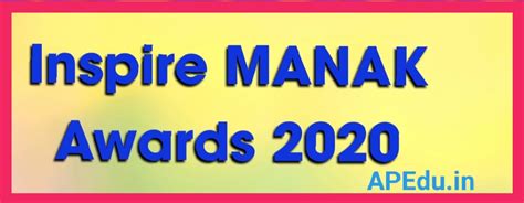 Inspire MANAK Awards 2020 List of Selected Schools / Students / Models ...