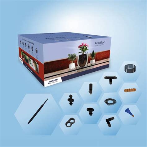 NETAFIM Arrowflow Garden Irrigation Kit for 50 Plants Drip Irrigation ...