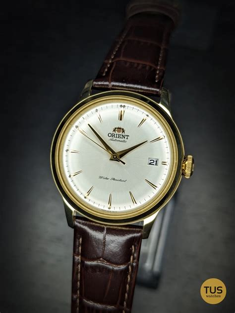 Orient Bambino 38mm Gold Case RA-AC0M01S30B India | Ubuy