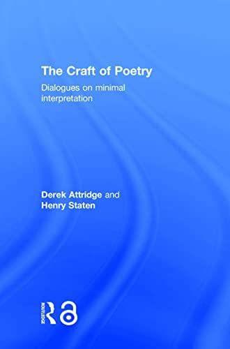 Buy The Craft of Poetry: Dialogues on Minimal Interpretation Book ...