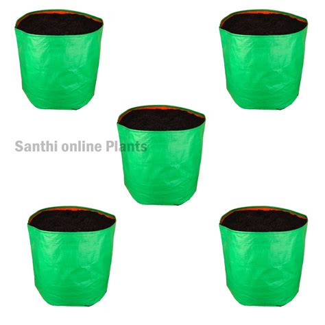 Green Grow bag 15*15(10 Pcs) – Santhi Online Plants