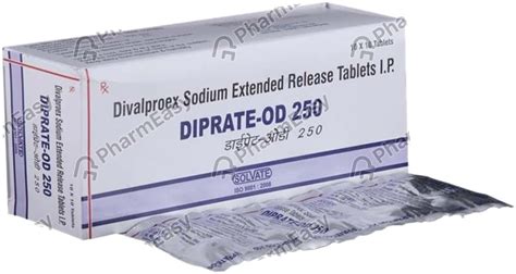 Diprate Od 250 MG Tablet (10): Uses, Side Effects, Price & Dosage ...