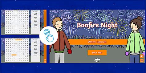 Interactive Bonfire Night Word Search | Twinkl Go!