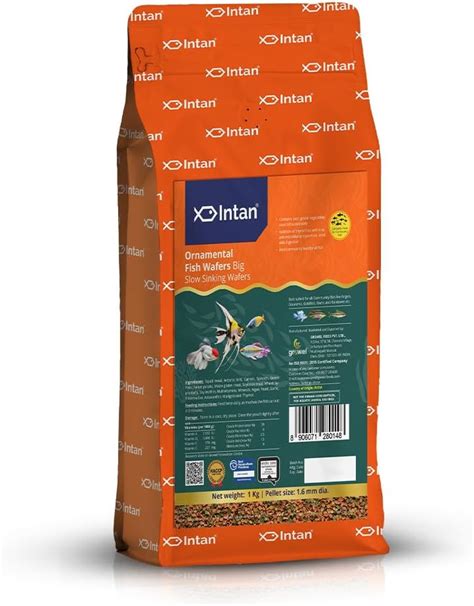 Intan Ornamental Fish Wafers (Big 1.6mm Slow Sinking) | 1Kg - Highly ...