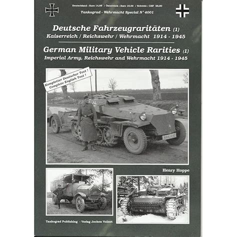 Buy Tankograd Militar Fahrzeug - Special No. 4001 Wehrmacht Special ...