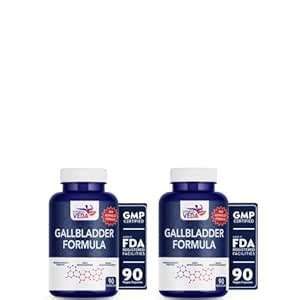 FITNESS VEDA Gallbladder Formula Supplement (180 Capsules Gallbladder ...