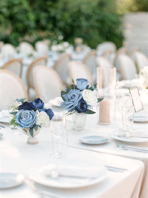 Blue Floral Centerpieces