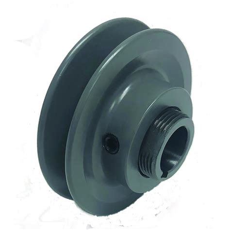 B&B Manufacturing Finished Bore 1 Groove V-Belt Pulley 2.87 inch OD ...