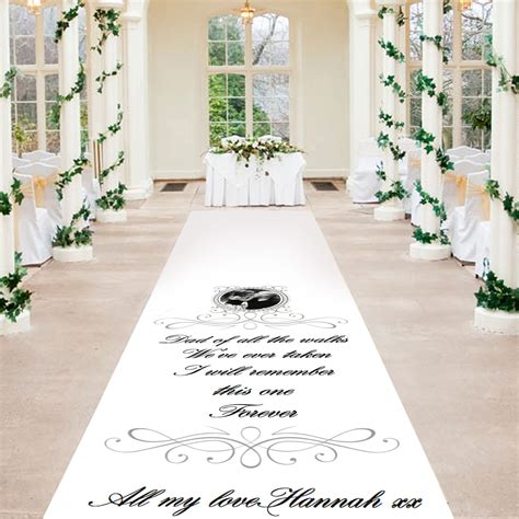 Personalized Wedding Runners