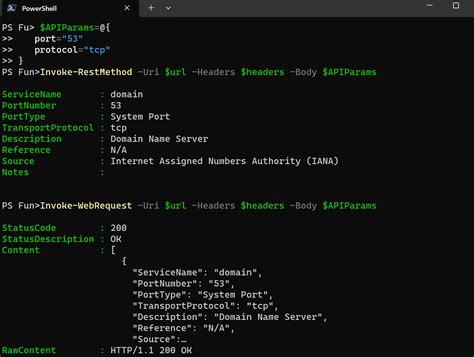 PowerShell Web API Get 的图像结果
